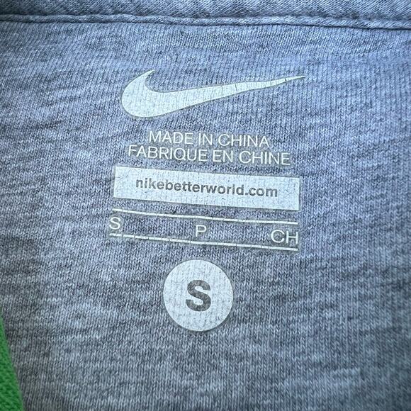 Nike Center Swoosh Logo Hoodie Sweater Size Small Mens Green Black Casual - Picture 13 of 13